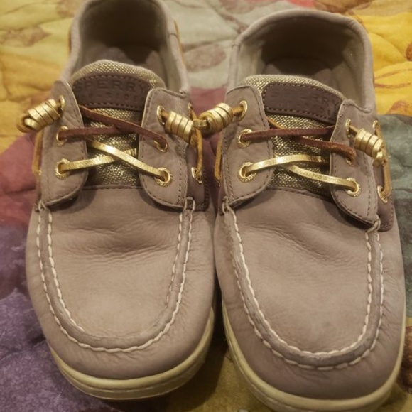 Sperry Gold/Brown Size 8.5 - Picture 3 of 3